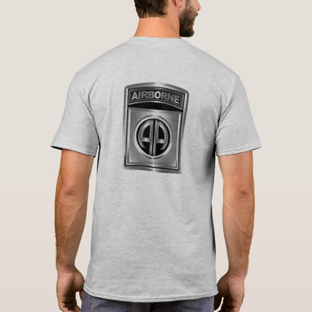 Camiseta 82.a Divisão Aerotransportada Design Incrível (Verso)