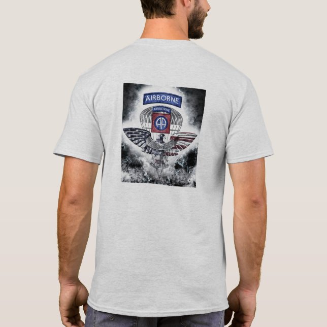 Camiseta 82.a Divisão de Design de Explosão (Verso)