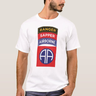 Camiseta 82.o Crachá de Serviço de Perfuração de Apper da D
