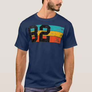 Camiseta 82 Retro 1982 aniversário de 40 anos 40 anos