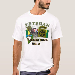 Camiseta 82nd Div-Vietnam transportado por via aérea