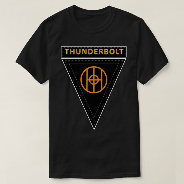 Camiseta 83.a Divisão de Infantaria com THunderBOLT Tab X (Frente do Design)