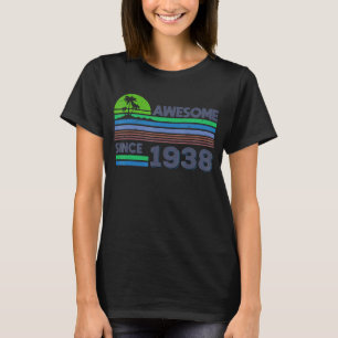 Camiseta 84.º aniversário Homens Mulheres Incríveis Desde 1