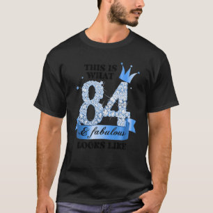 Camiseta 84 e fabuloso I Blue White Party Group Candid Phot