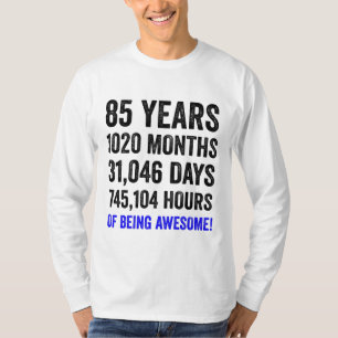 Camiseta 85º Aniversário // A contagem regressiva de Aniv