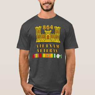Camiseta 864º Batalhão do Engenheiro ENG Branch Vietnam Vet