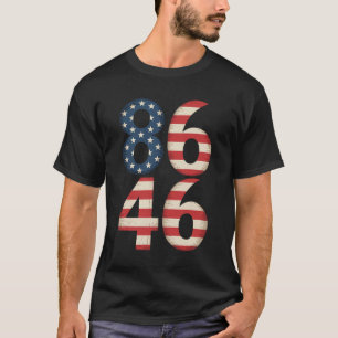 Camiseta 8646 American Flag Anti Joe Biden