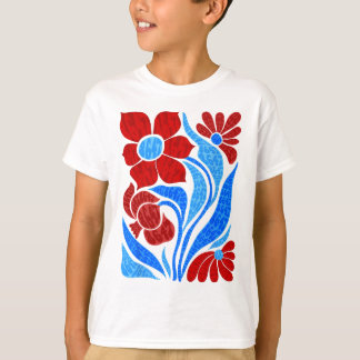 Camiseta 8647 4 de Julho EUA Bandeira Americana Boho