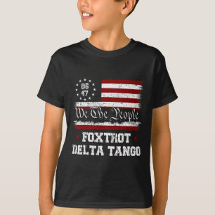 Camiseta 8647 Anti Trump Foxtrots Deltas Tangos Impeach 47 