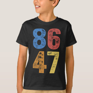 Camiseta 8647 Anti-Trump Sutil Resist Protest