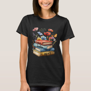 Camiseta 8647 Flor do Livro Foxtrots Deltas Tangos
