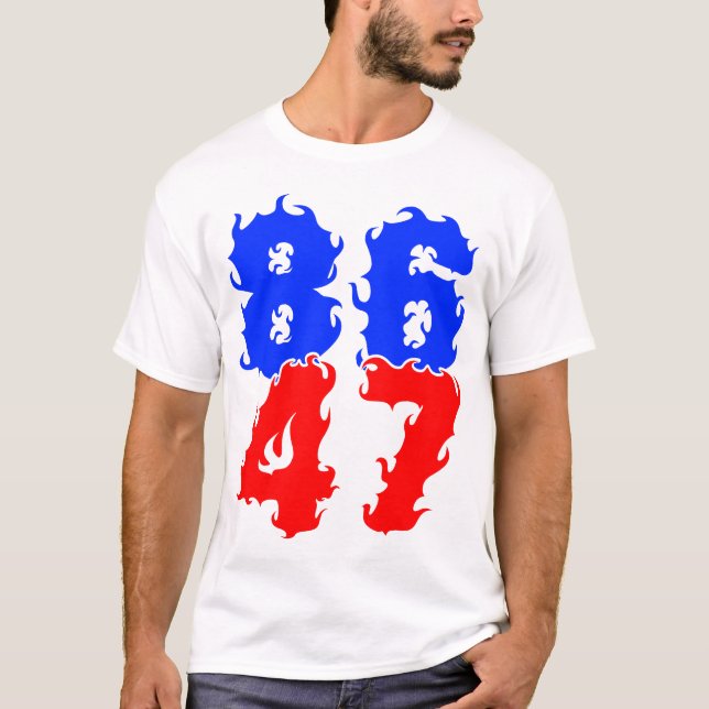 Camiseta 8647 Impeach Trump 47 (Frente)