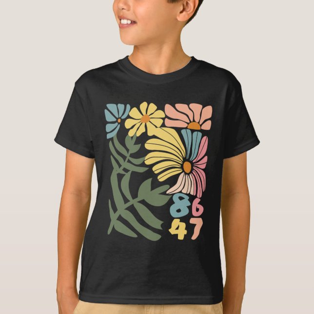 Camiseta 8647 Resistir Sutil Floral Foxtrot Delta Tango Pro (Frente)