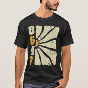 Camiseta 8647 Sutil Anti Trump 86 47 Estilo Floral Boho