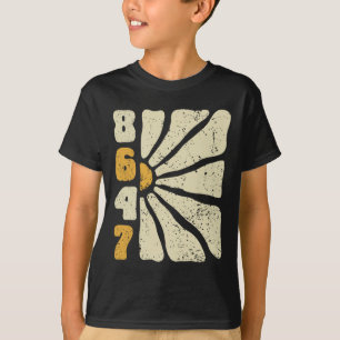 Camiseta 8647 Sutil Anti Trump 86 47 Estilo Floral Boho 3