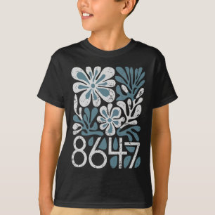 Camiseta 8647 Trump Sutil 86 47 Estilo Boho Floral 