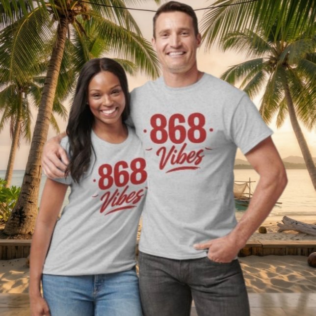 CAMISETA 868 VIBES - TEXTO VERMELHO (Criador carregado)