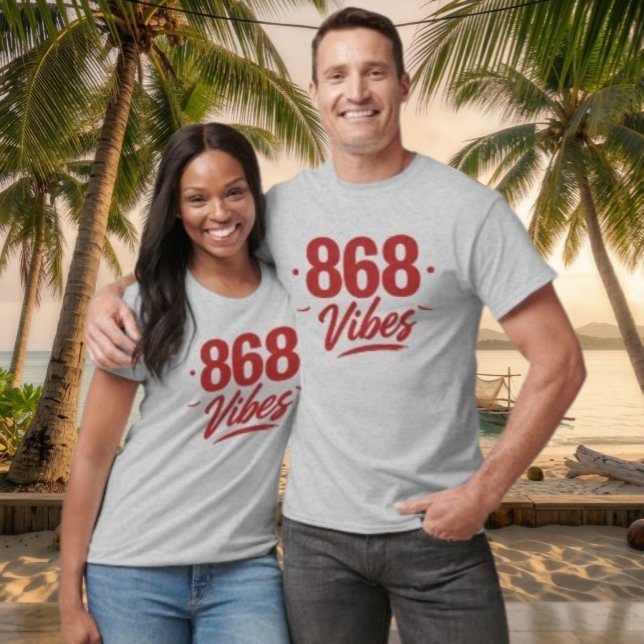 CAMISETA 868 VIBES - TEXTO VERMELHO (Criador carregado)