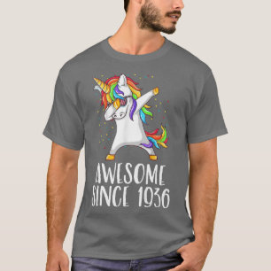 Camiseta 86.º aniversário, unicórnio dab, Incrível desde 19