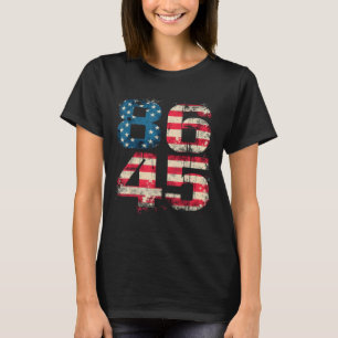 Camiseta 86 45 Protesto Político Anti-trump Aflito EUA