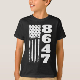 Camiseta 86 47 8647 Sutil Anti Trump