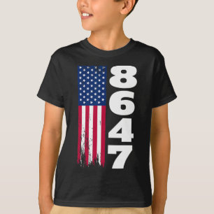 Camiseta 86 47 8647 Sutil Anti Trump 1