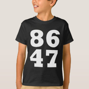 Camiseta 86 47 Anti-trump Sutil Anti Trump 8647