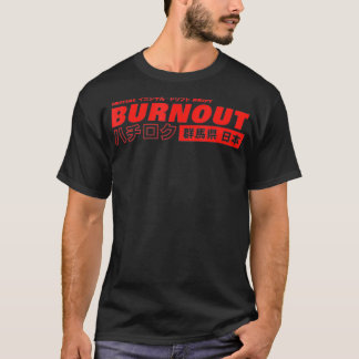 Camiseta 86 DRIFT Burnout Japão Drift Car Racing Red Editio
