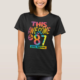 Camiseta 87º Aniversário Este Espetacular Tem Agora 87 Anos