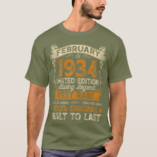 Camiseta 87.º aniversário Presente com 87 anos de idade R