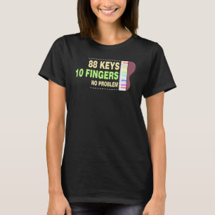 Camiseta 88 Teclas 10 Dedos Sem Problema