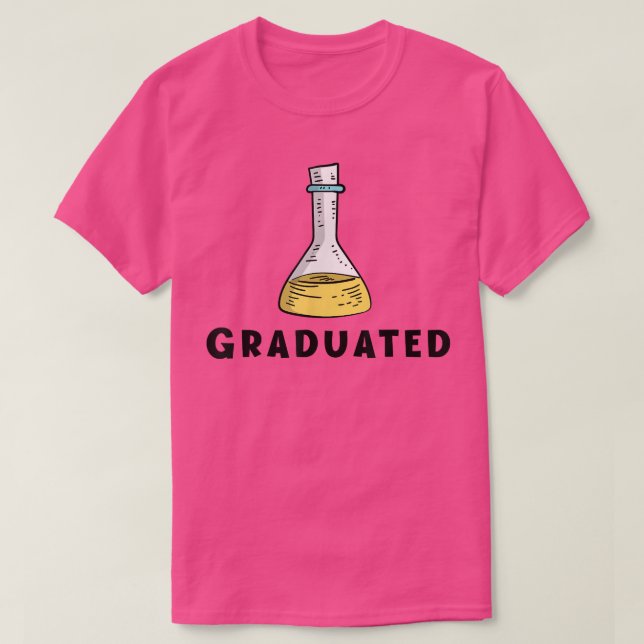 Camiseta 898 Graduado em Flask Science Lover (Frente do Design)