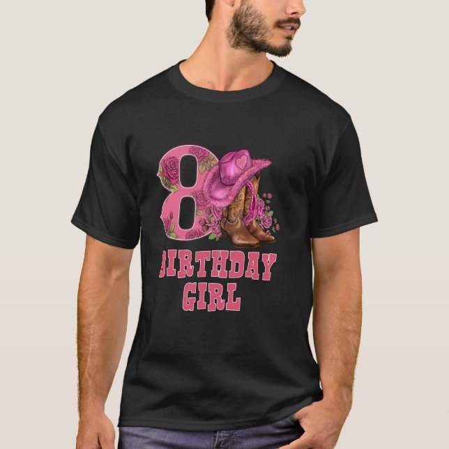Camiseta 8.º Aniversário do Rodeio Ocidental (Frente)