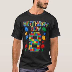 Camiseta 8. Aniversário Do Master Builder 8 Anos