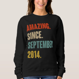 Camiseta 8 anos 8 anos Aniversário incrível desde 2 de sete