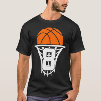 Camiseta 8 Anos De Basquete 8º Aniversário