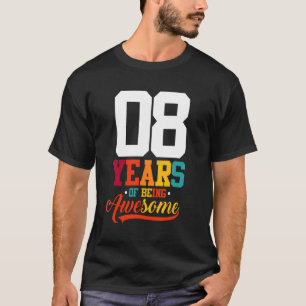 Camiseta 8 Anos De Ser Fantástico Oferece Oito Anos 8º Bir