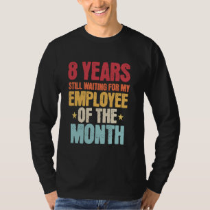 Camiseta 8 Anos De Trabalho Funcionário 8 Anos De Aniversá