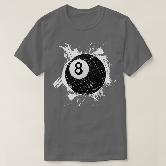 Camiseta 8 Ball 18 (Frente do Design)