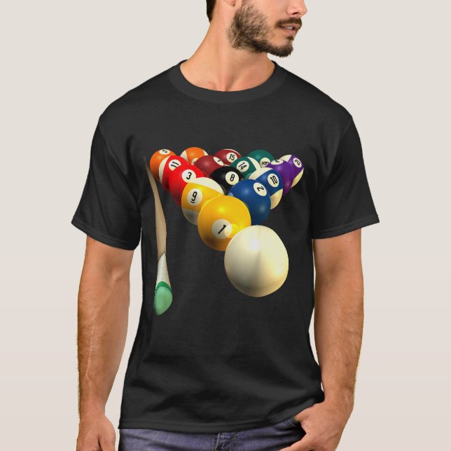 Camiseta 8-ball Ol Team S For Bar League Protecting  (Frente)