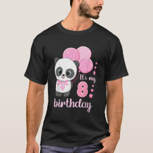 Camiseta 8 Balões Panda K É O Meu 8º