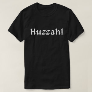 Camiseta 8 Bits Huzzah!