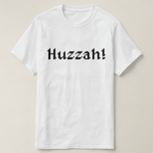 Camiseta 8 Bits Huzzah!