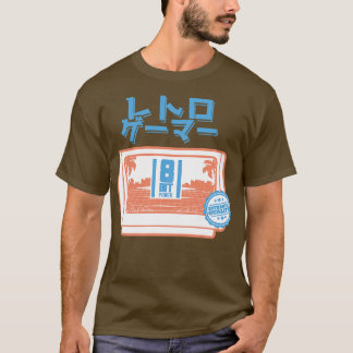 Camiseta 8 bits para japonês retrô
