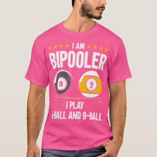 Camiseta 8 Bola E 9 Bailes Engraçados De Humor