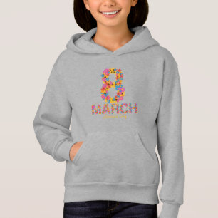 Camiseta 8 de Março – Arte Floral do Dia das Mulheres