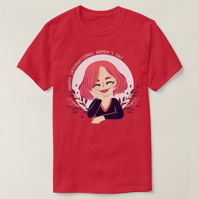 Camiseta 8 de março Dia Internacional da Mulher (Frente do Design)