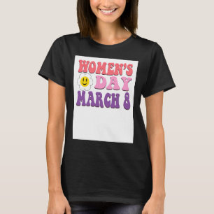Camiseta 8 de março Feminismo no Dia das Mulheres Igualdade