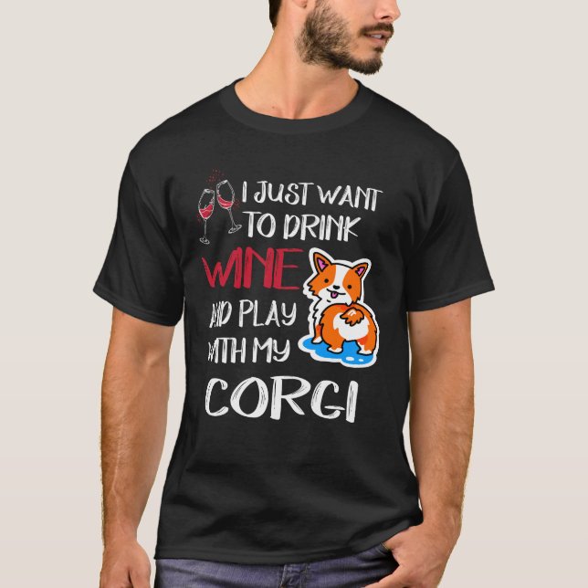 Camiseta 8 Eu Só Quero Beber Vinho (Frente)
