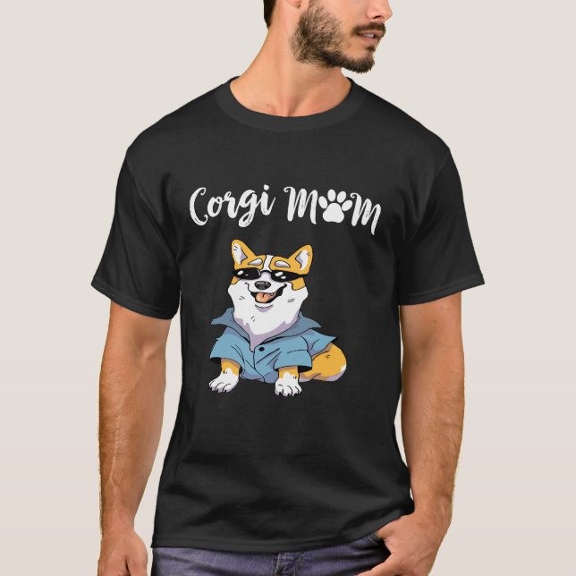 Camiseta 8 Mãe Corgi (Frente)